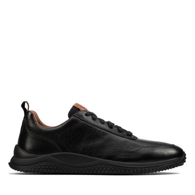 clarks black sneakers