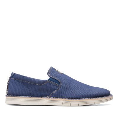 clarks mens slip on casual shoes