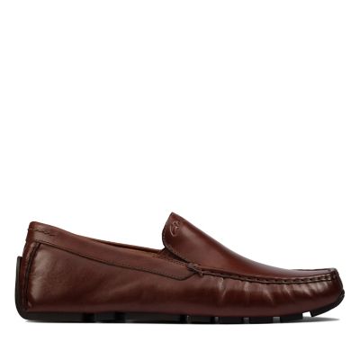 Oswick Edge Tan Leather | Clarks