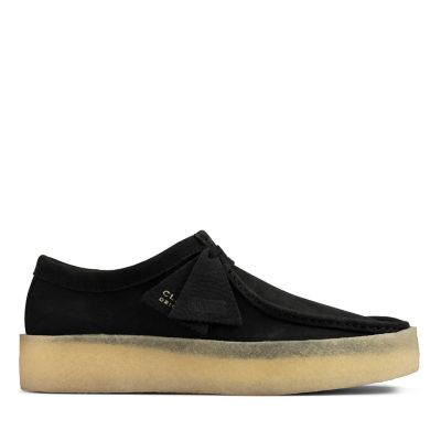 all black clarks wallabees