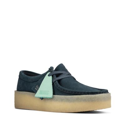 blue wallabees shoes