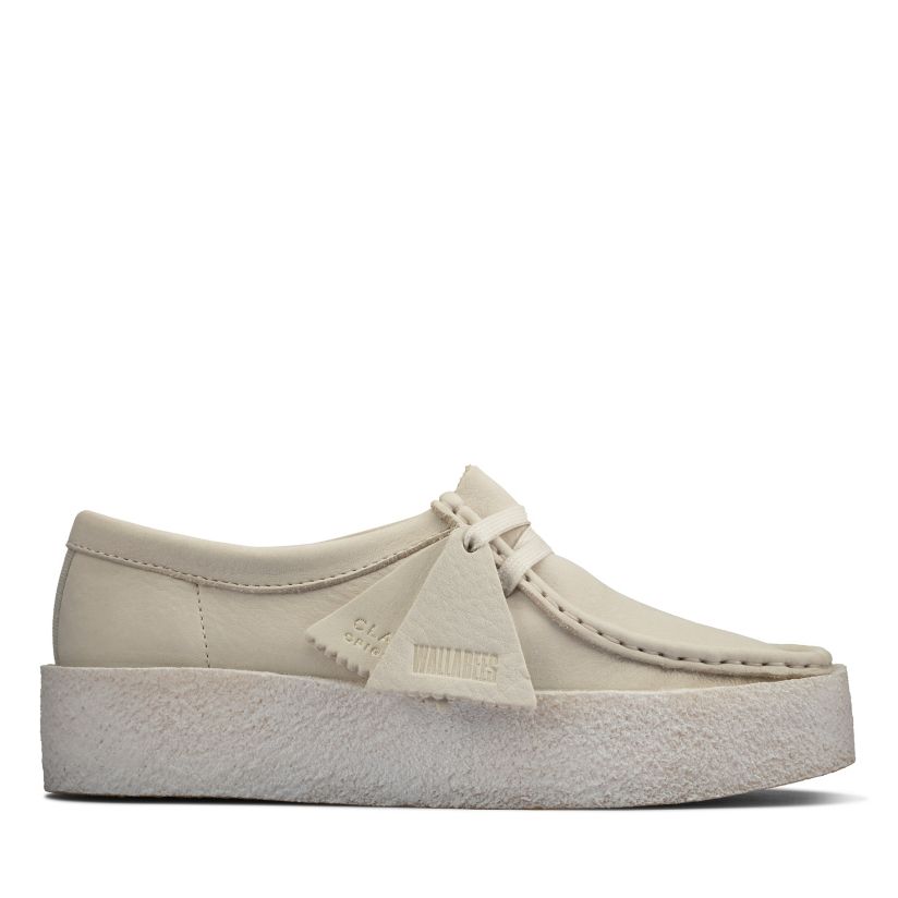 Wallabee Cup White Nubuck