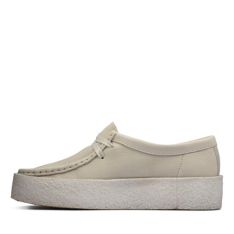 Wallabee Cup White Nubuck - Clarks® Shoes Official Site | Clarks