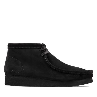 all black clarks wallabees