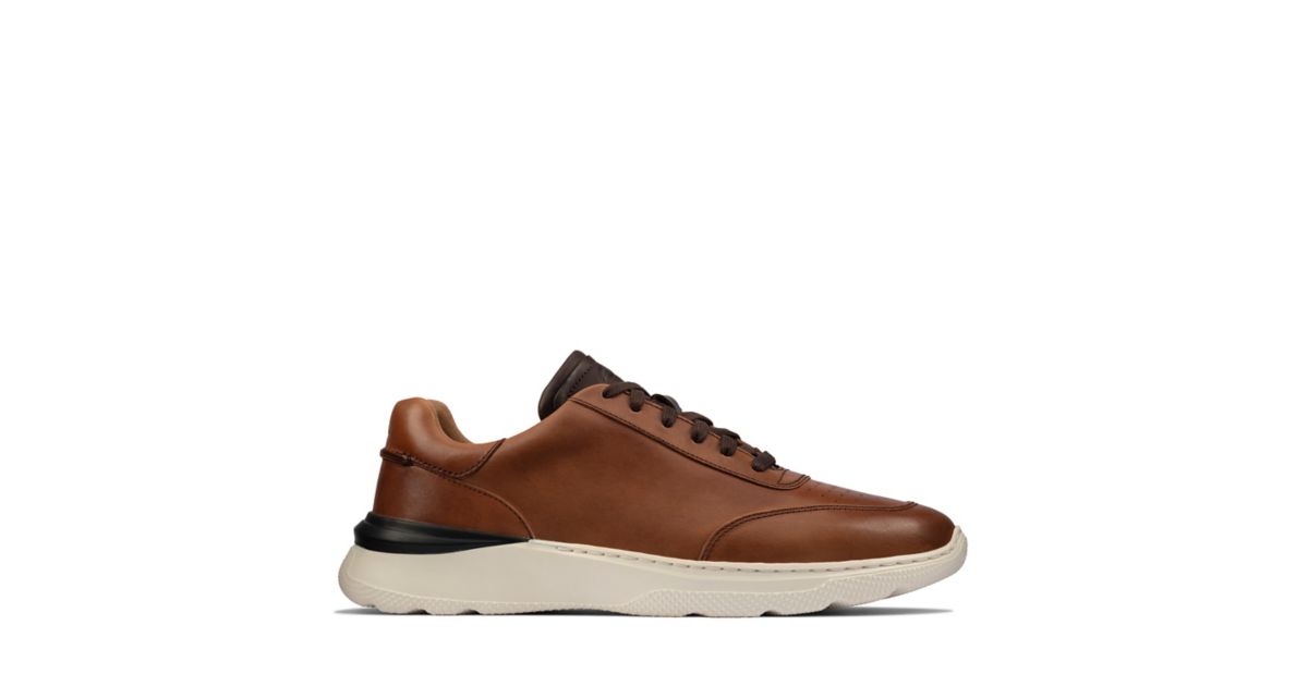 SprintLiteLace Tan Leather- Mens Sneakers- Clarks® Shoes Official 