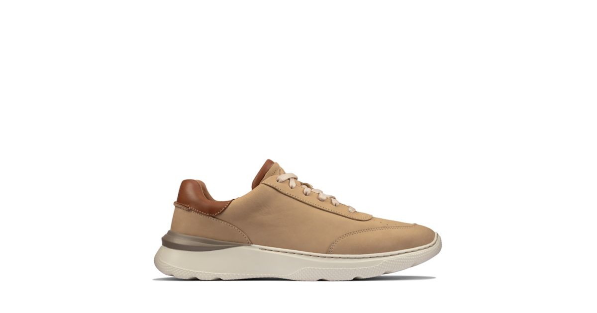 SprintLiteLace Taupe Nubuck-Mens Sneakers-Clarks® Shoes Official Site ...