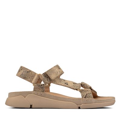 clarks orange sandals