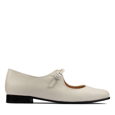 clarks white womens shoes