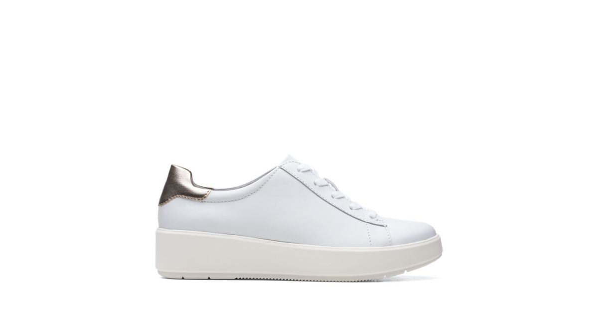 clarks layton pace platform sneakers