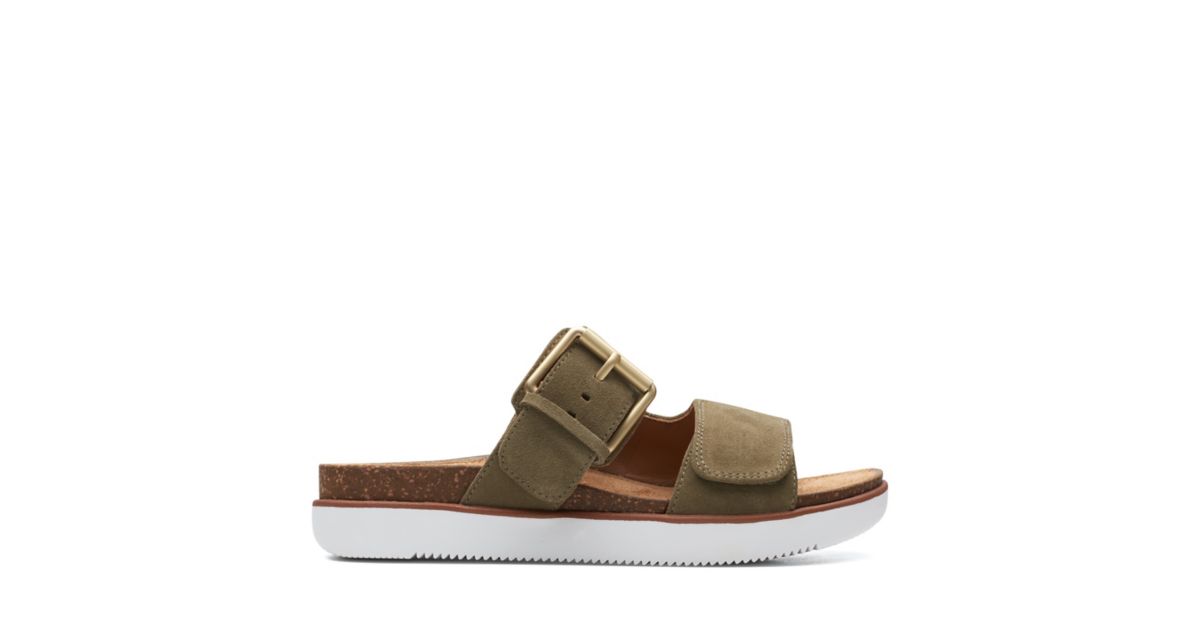 elayne ease olive suede
