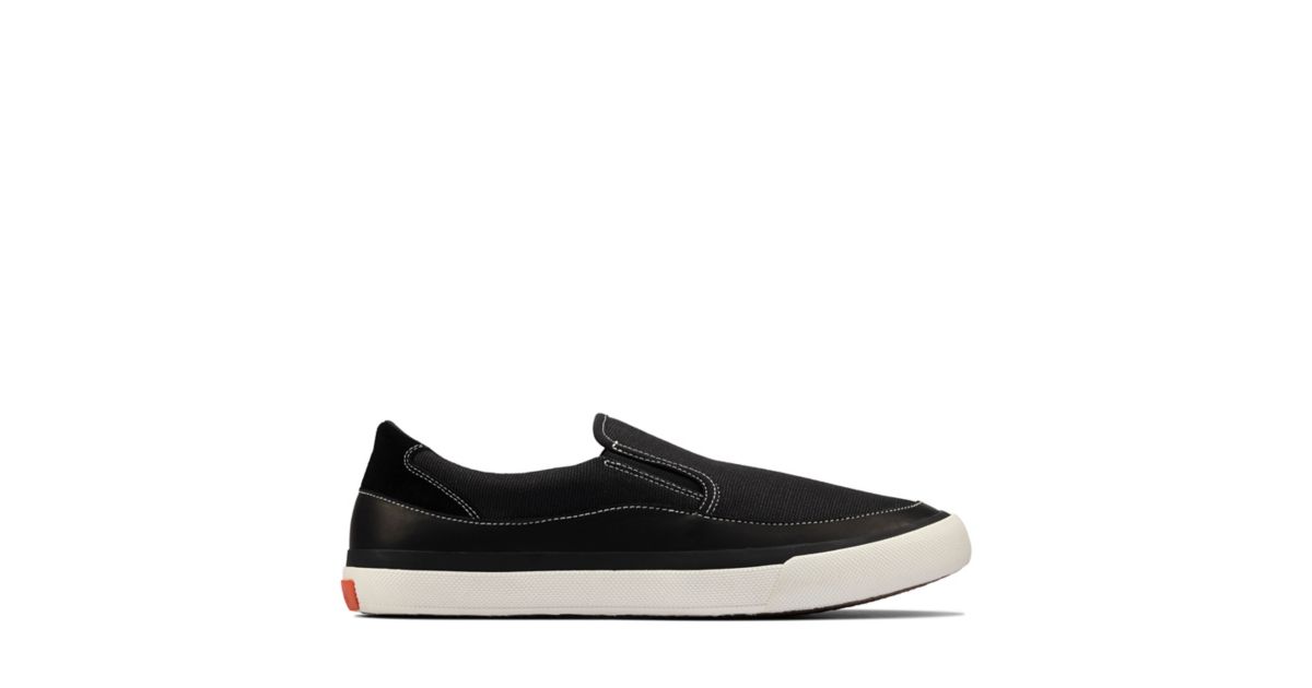 Aceley Step Black Canvas | Clarks