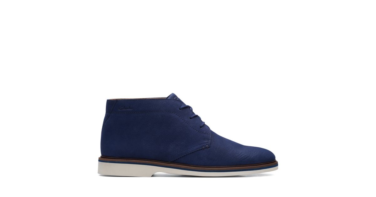 navy nubuck field boots