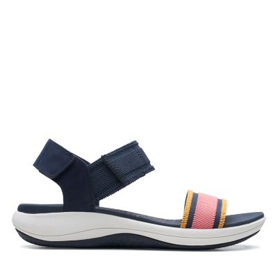 clarks ladies navy sandals