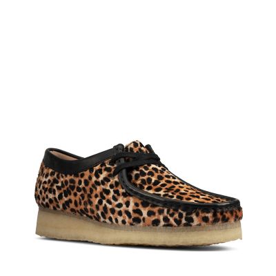 clarks shoes leopard print