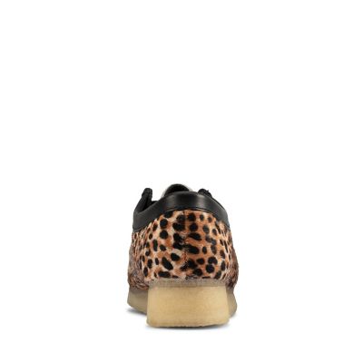 clarks leopard print wallabees
