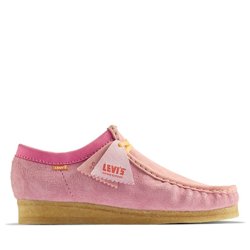 Wallabee Pink Combi- Mens Originals-Clarks® Shoes Official Site |