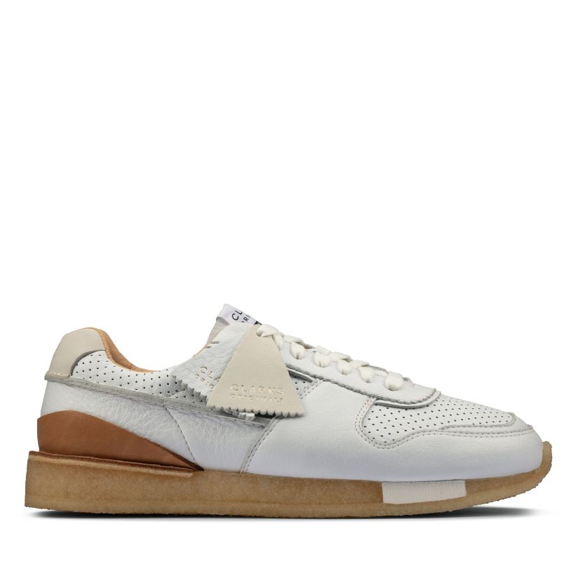 Tor Run White Combi Lace-up Sneaker Site | Clarks