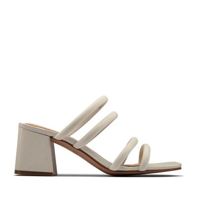 clarks bendables white sandals