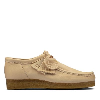 leather wallabees
