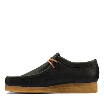 black clarks wallabees