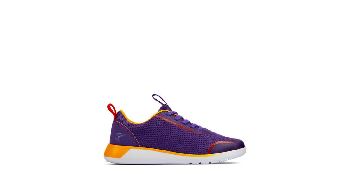 Suburb Spark Kid Purple Combi Clarks
