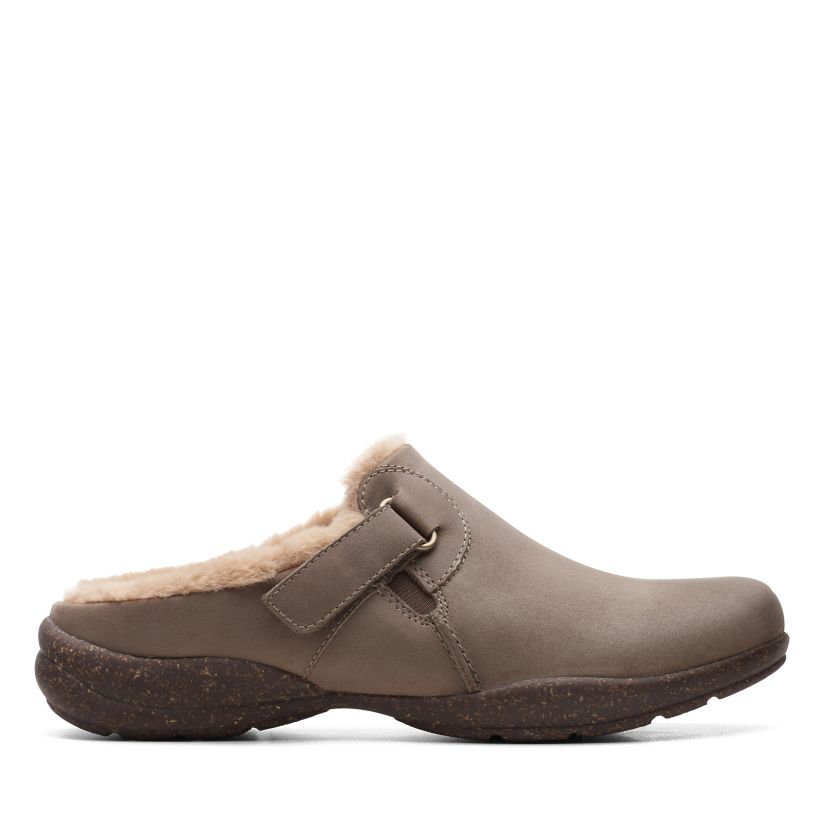 Roseville Clog Taupe Leather- Clarks® Shoes Official Site | Clarks