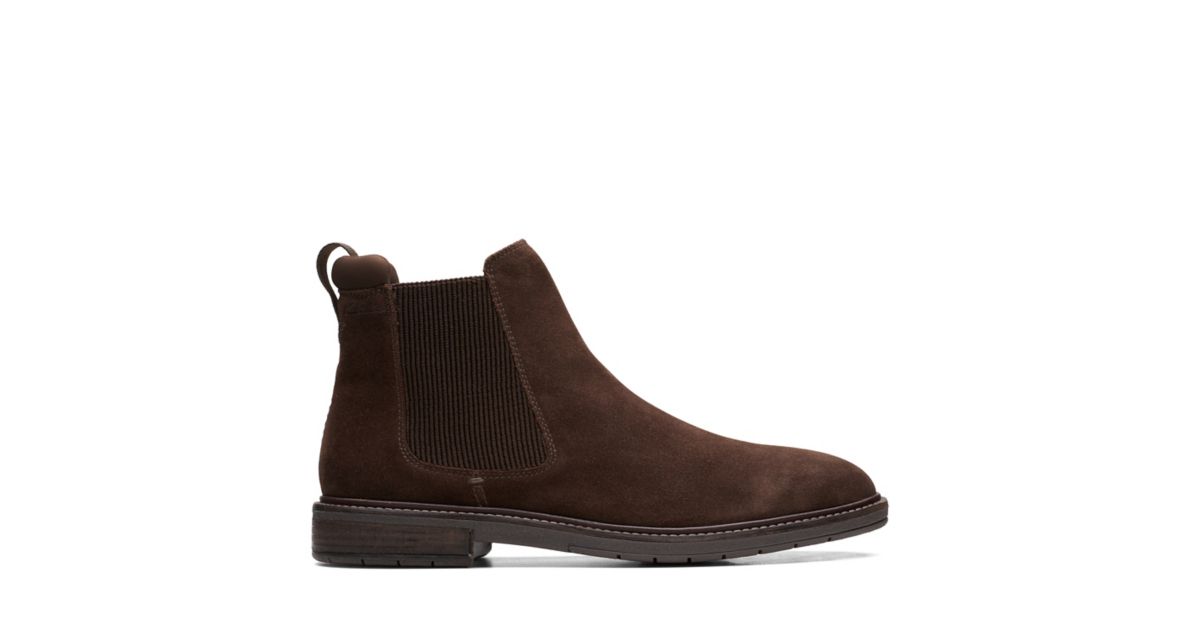 Clarkdale Hall Dark Brown Suede- Clarks® Shoes Official Site | Clarks