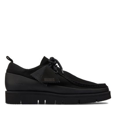 wallabee hiker black