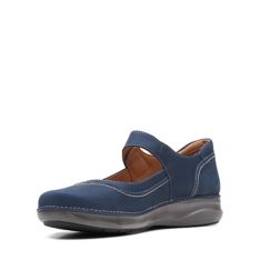 Appley Walk Navy Nubuck- Clarks® Shoes Official Site | Clarks