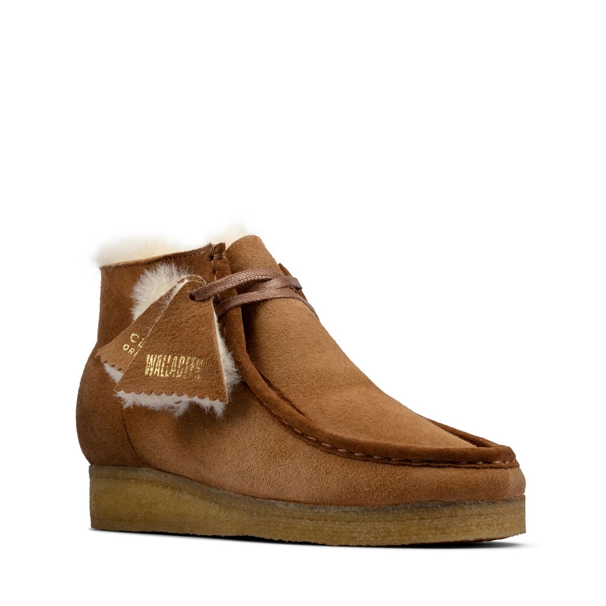Wallabee Boot Tan Warmlined Leather - Clarks Canada Official Site | Clarks  Shoes
