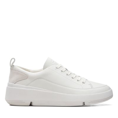 Tri Flash Lace White Leather | Clarks