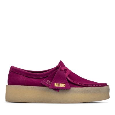wallabee cup berry nubuck