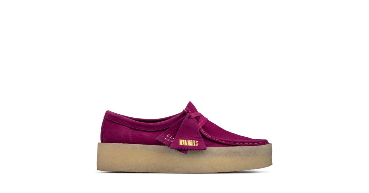 wallabee cup berry nubuck