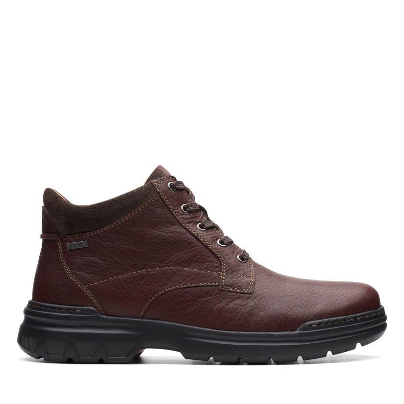 Mens Clarks Gore-Tex Casual Boots Rushway Mid