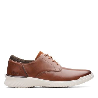 clarks mens brown shoes