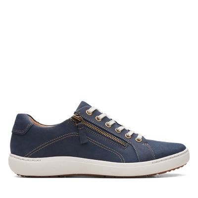 Nalle Lace Navy Nubuck- Womens Casual- Clarks® Shoes Official Site | Clarks