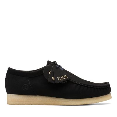 black suede clarks shoes