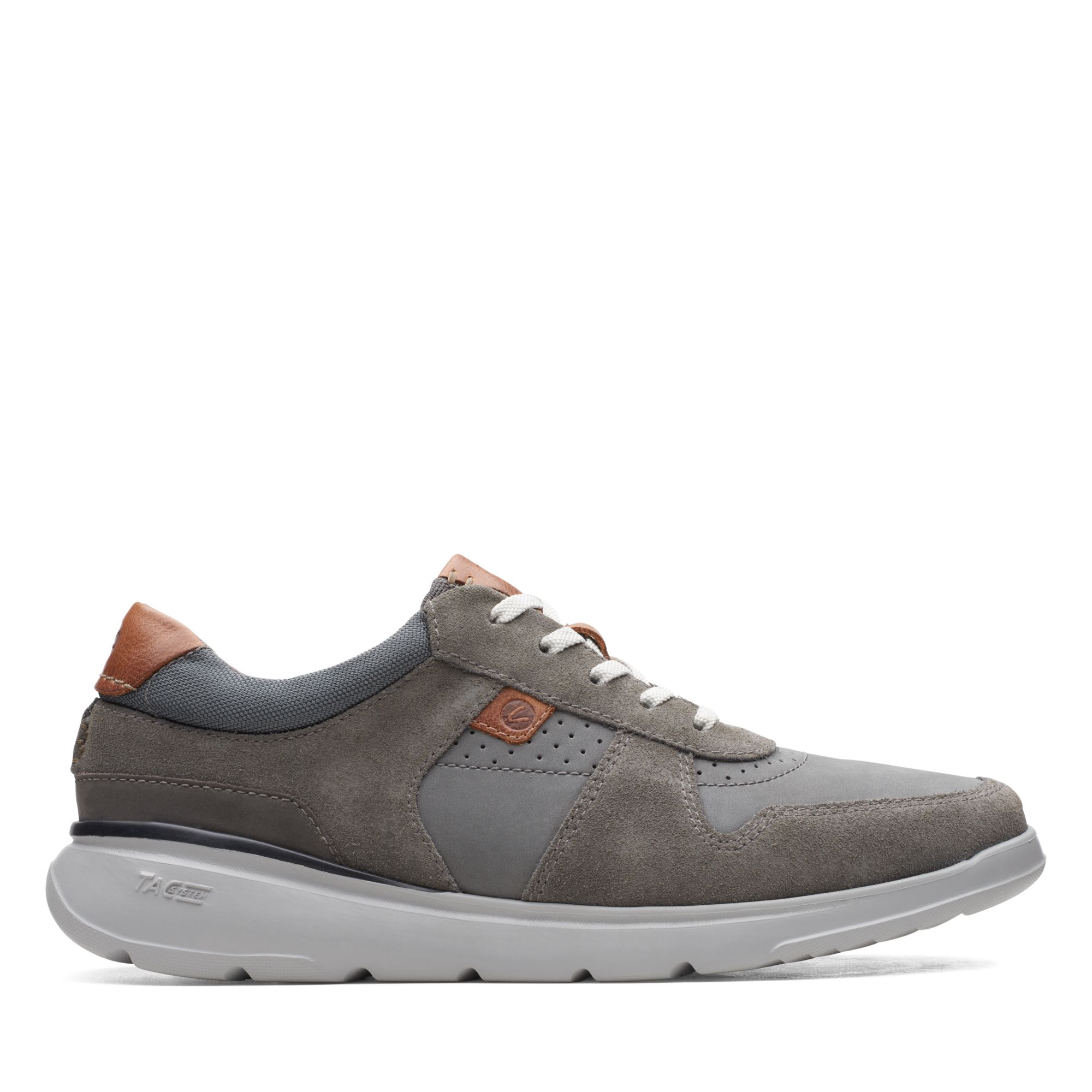 Clarks Gaskill Vibe Mens 8.5 M Brown Leather Sneakers Shoes Ortholite Comfort Clarks Gaskill Low SKU: 9538865 - YouTube main image 3