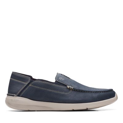 clark shoes navy