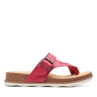 clarks fuchsia sandals