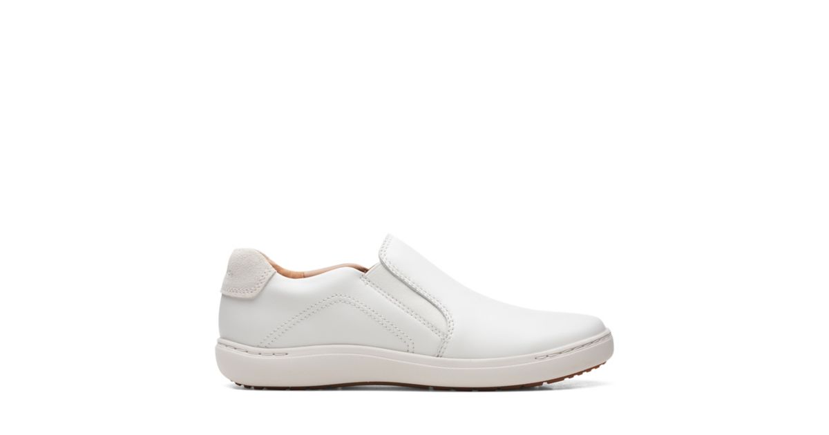 Nalle Stride White Leather Clarks® Shoes Official Site Clarks 