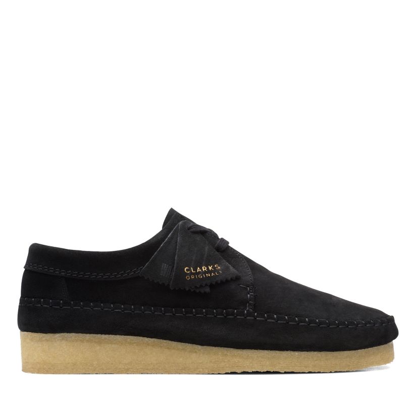 Y así fuga astronauta Men's Weaver Black Suede ​Clarks® Shoes Official Site | Clarks