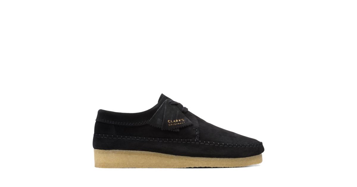 Men's Weaver Black Suede u200bClarks® Shoes Official Site | Clarks