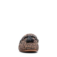 Brown - Save 19% Womens Shoes Flats and flat shoes Loafers and moccasins Clarks Pure2 Tassel Suede Shoe in Leopard Suede 
