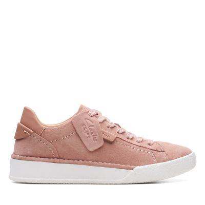 clarks leather sneakers womens