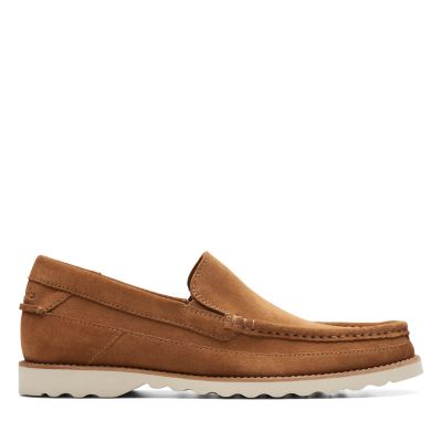 clarks brown casual shoes