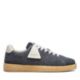 Navy Hairy Suede