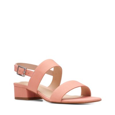 clarks pink sandals