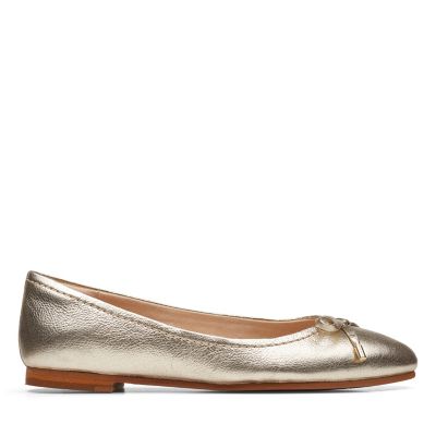 womens silver dress flats