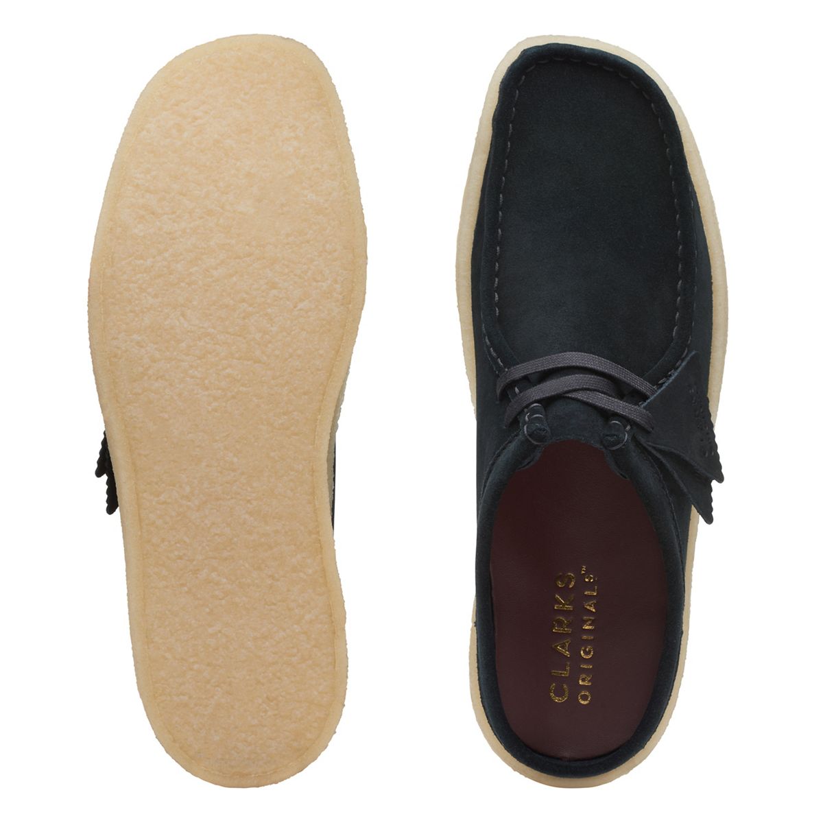 Wallabee Cup Lo Black Suede - Clarks Canada Official Site | Clarks 